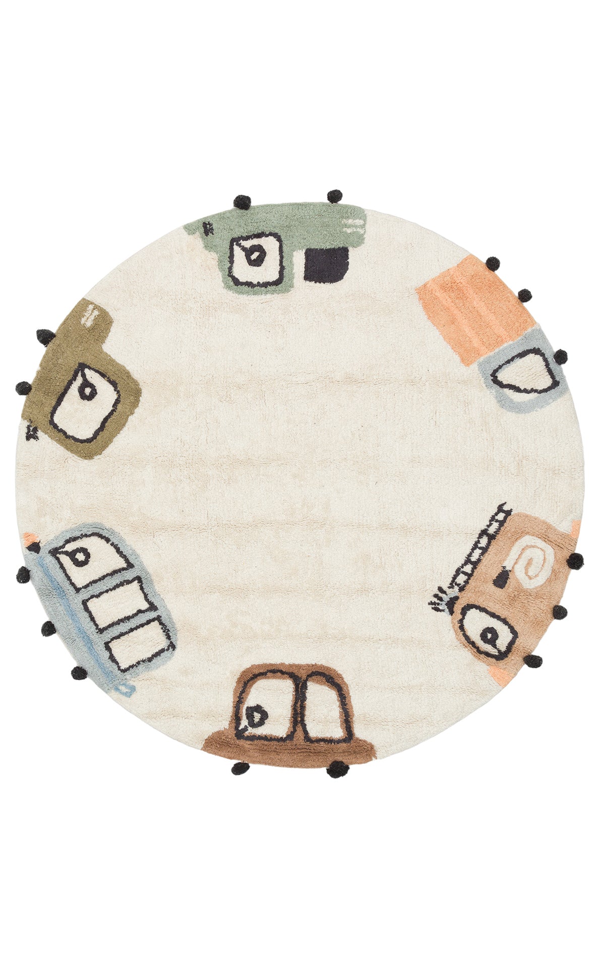 COTTON BOON XXW CBN 15 MULTY XXW bebek halısının detaylı görünümü ve geri dönüştürülmüş pamuk yapısı