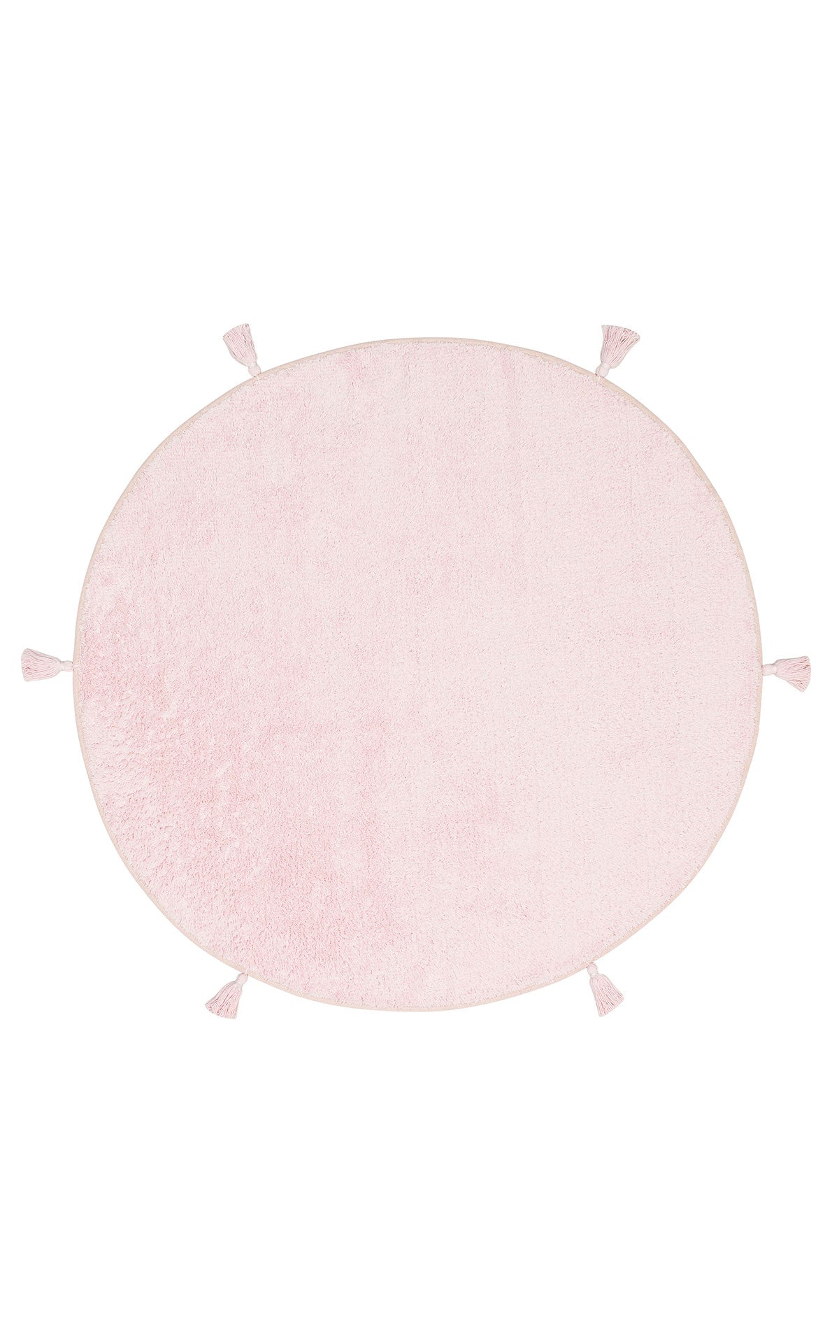 COTTON BOON CBN PLAIN POWDER yıkanabilir kaymaz tabanlı naturel pamuk bebek halısı detaylarıyla gösteriliyor.