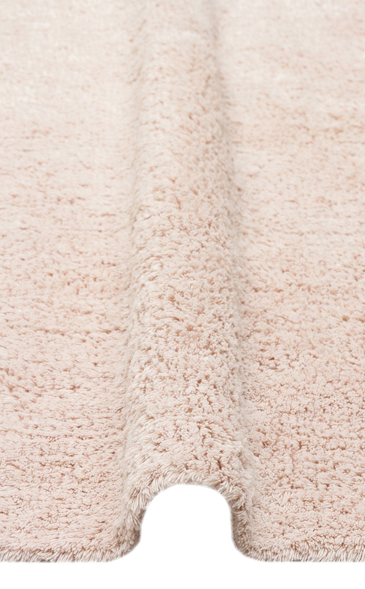 COTTON BOON CBN PLAIN BEIGE Yıkanabilir Kaymaz Tabanlı bebek halısının köşe detayları.