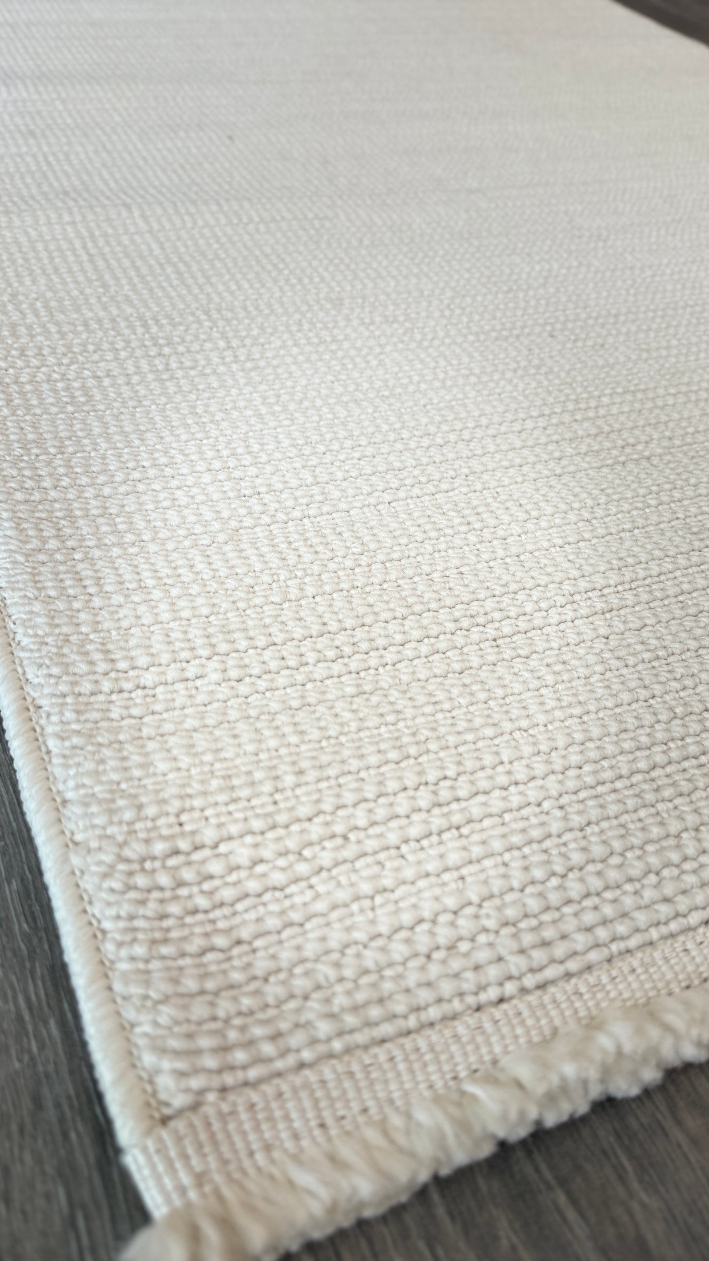 Halı Vagonu Alpaka 8002 Krem Sisal Dokuma Makine Halısı (Kopya)