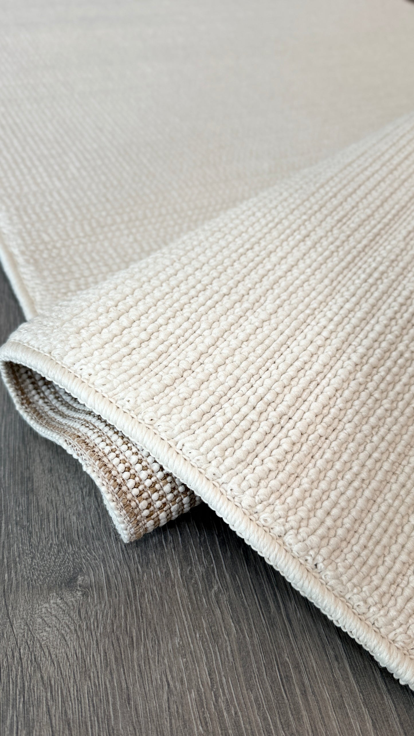 Halı Vagonu Alpaka 8002 Krem Sisal Dokuma Makine Halısı (Kopya)