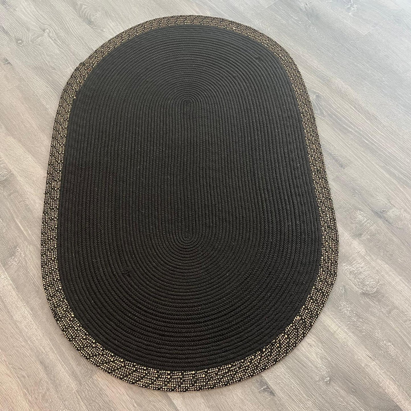 80x150 Çift Taraflı Jüt Görünümlü Örgü Halı