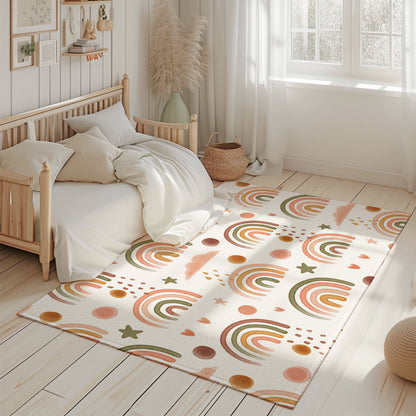 Carpet Wagon HV198 Cream Beige Named Children's Carpet