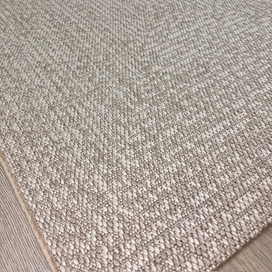 Elit Sisal halının yakın görüntüsü, yumuşak dokusu ve doğal renk tonu.