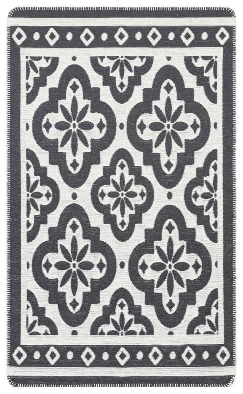 ARYA%20NEO%20ARN%2008%20ANTRASIT%20WHITE%20Yıkanabilir%20Kaymaz%20Tabanlı%20Modern%20Pamuk%20Kilim