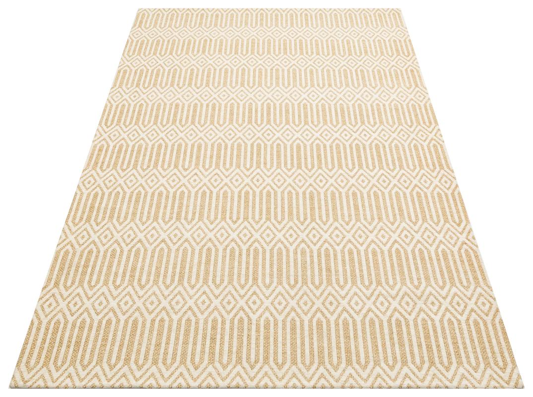 BROOKLYN%20BRK%2010%20NATURAL%20IVORY%20Hasır%20Görünümlü%20Kaymaz%20Renkli%20Dokuma%20Modern%20Kilim