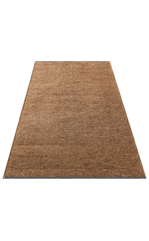 CAPRI%20CPR%2001%20BROWN%20Hav%20Toz%20Vermez%20Kaymaz%20Kolay%20Kullanımlı%20Yıkanabilir%20Düz%20Renk%20Kilim