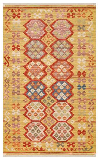 Nomad Çift Taraflı Otantik Pamuk Kilim