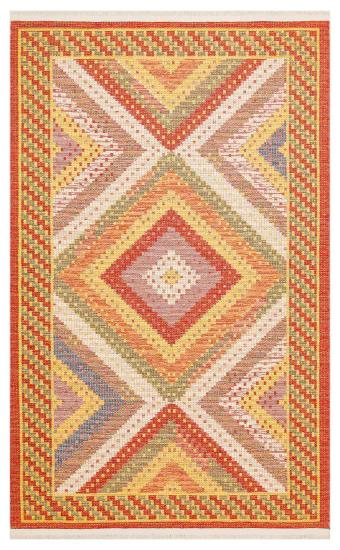 Nomad Çift Taraflı Otantik Pamuk Kilim