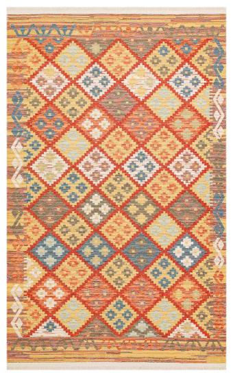 Nomad Çift Taraflı Otantik Pamuk Kilim